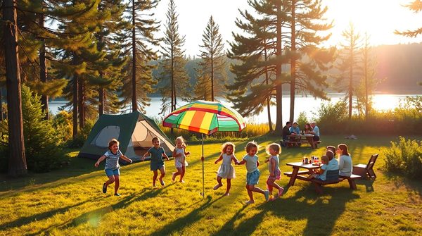 Vacances en famille au camping le paradis près de lacanau