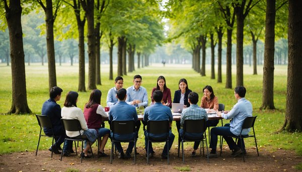 Séminaire au vert : un cadre idéal pour renforcer votre équipe !